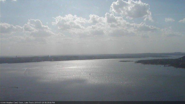 Lake Travis webcam, July 28, 2019 4:30 PM CT