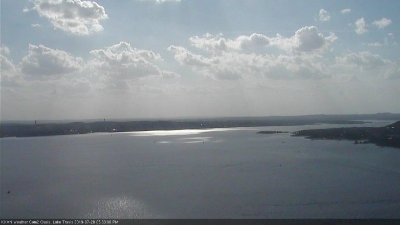 Lake Travis webcam, July 28, 2019 4:35 PM CT