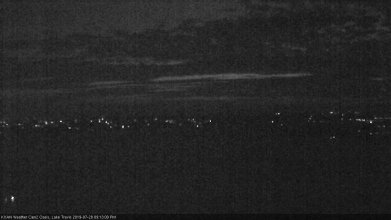 Lake Travis webcam, July 28, 2019 8:15 PM CT