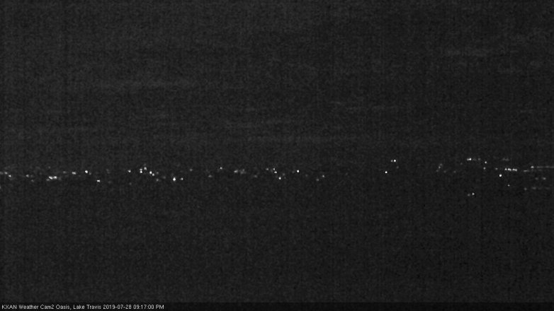 Lake Travis webcam, July 28, 2019 8:20 PM CT