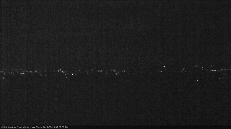 Lake Travis webcam, July 28, 2019 8:25 PM CT