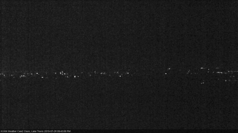 Lake Travis webcam, July 28, 2019 8:45 PM CT