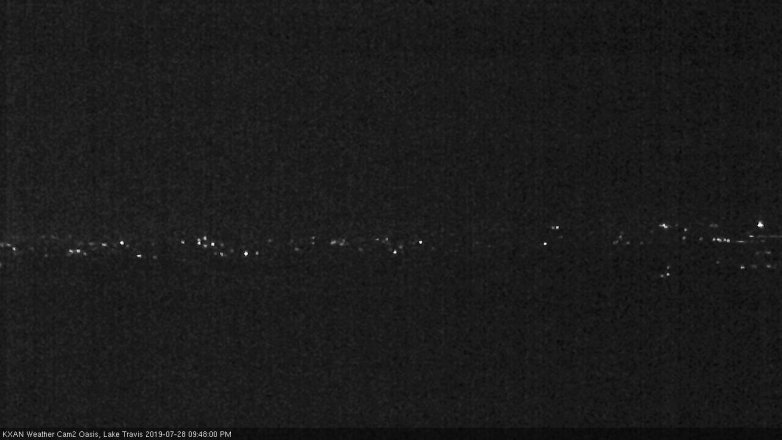 Lake Travis webcam, July 28, 2019 8:50 PM CT