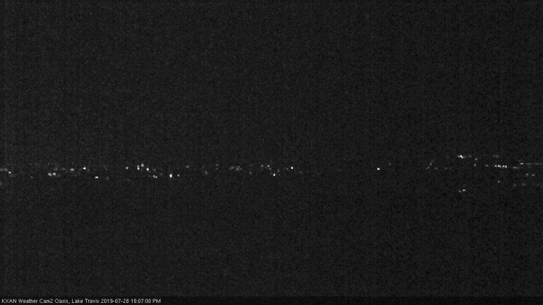 Lake Travis webcam, July 28, 2019 9:10 PM CT