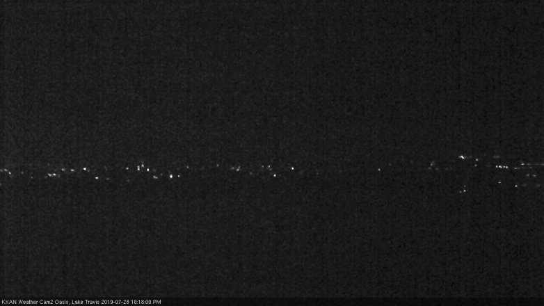Lake Travis webcam, July 28, 2019 9:20 PM CT