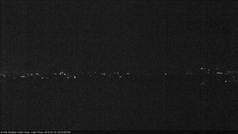 Lake Travis webcam, July 28, 2019 9:35 PM CT