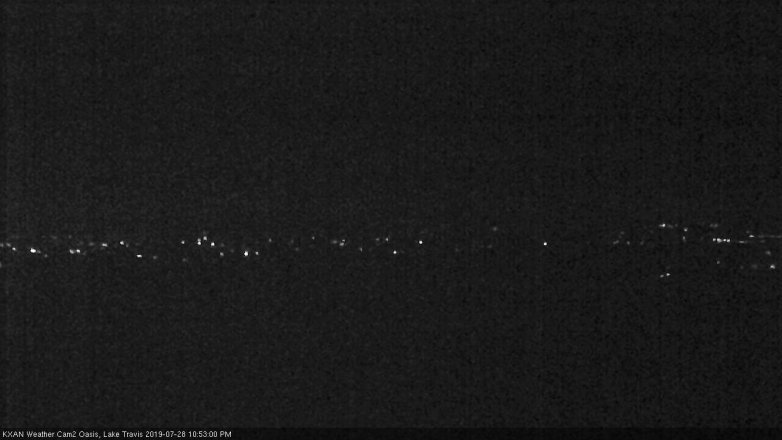 Lake Travis webcam, July 28, 2019 9:55 PM CT
