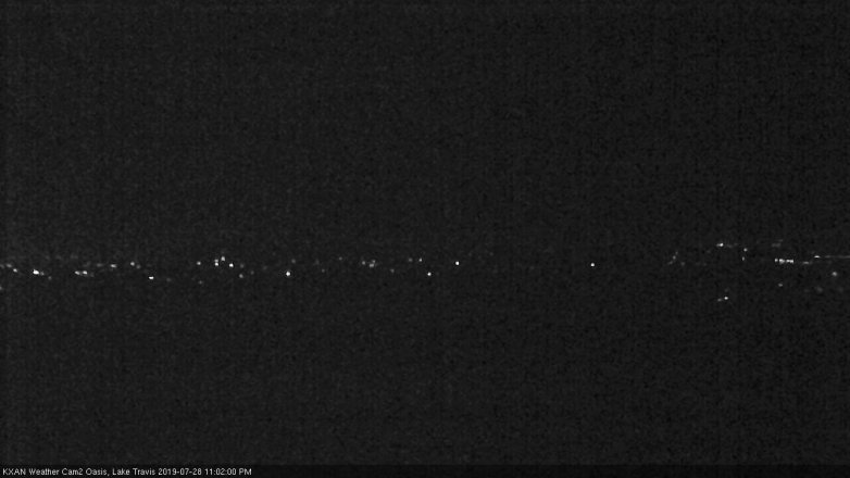 Lake Travis webcam, July 28, 2019 10:05 PM CT