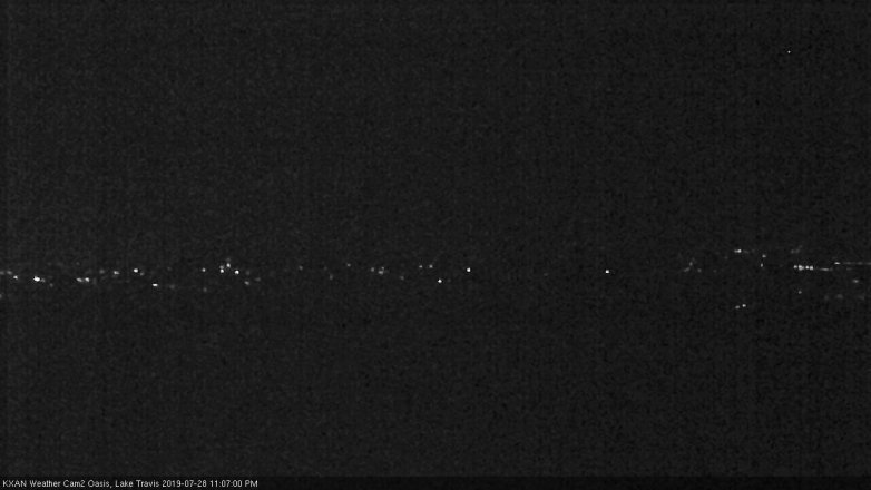 Lake Travis webcam, July 28, 2019 10:10 PM CT