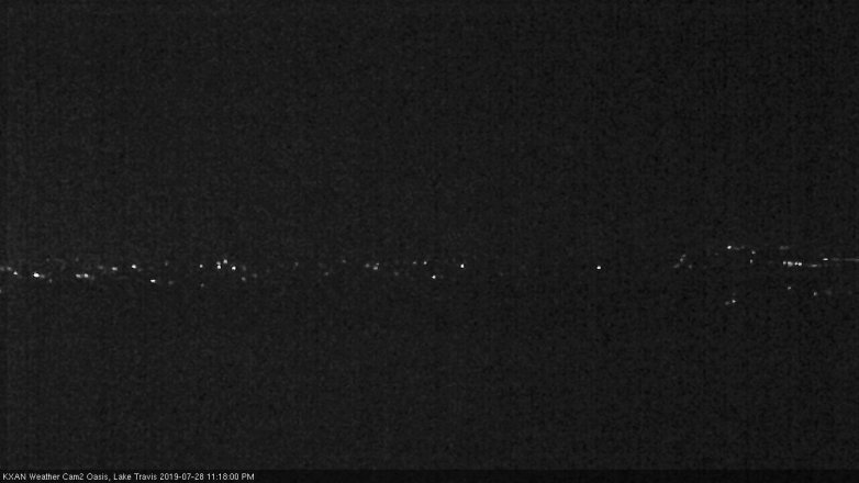 Lake Travis webcam, July 28, 2019 10:20 PM CT