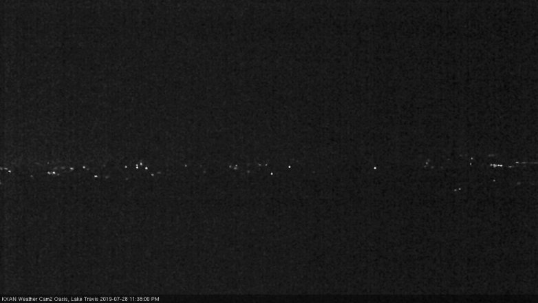 Lake Travis webcam, July 28, 2019 10:40 PM CT