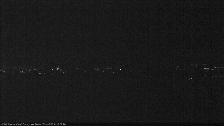 Lake Travis webcam, July 28, 2019 10:45 PM CT