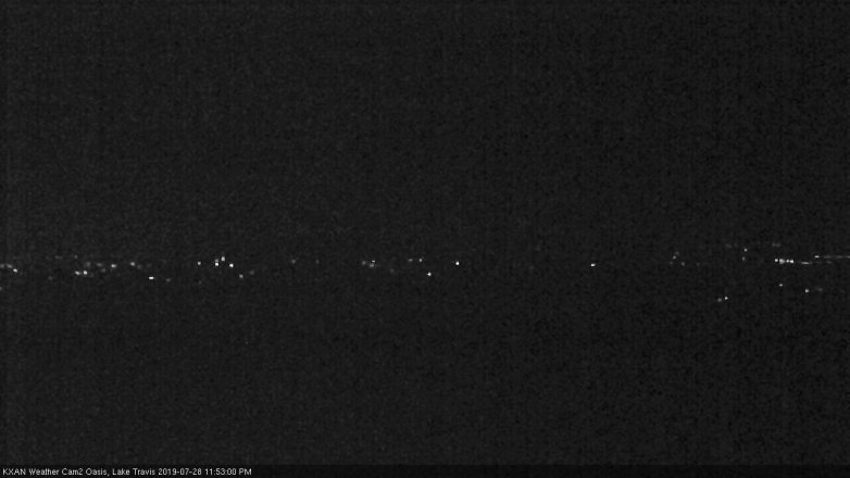 Lake Travis webcam, July 28, 2019 10:55 PM CT