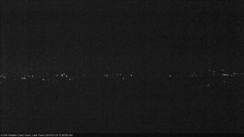 Lake Travis webcam, July 28, 2019 11:10 PM CT