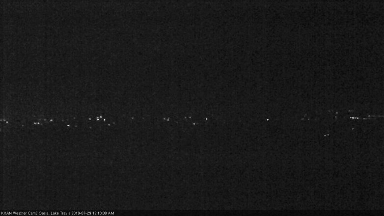 Lake Travis webcam, July 28, 2019 11:15 PM CT