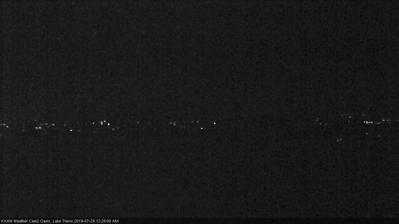 Lake Travis webcam, July 28, 2019 11:30 PM CT