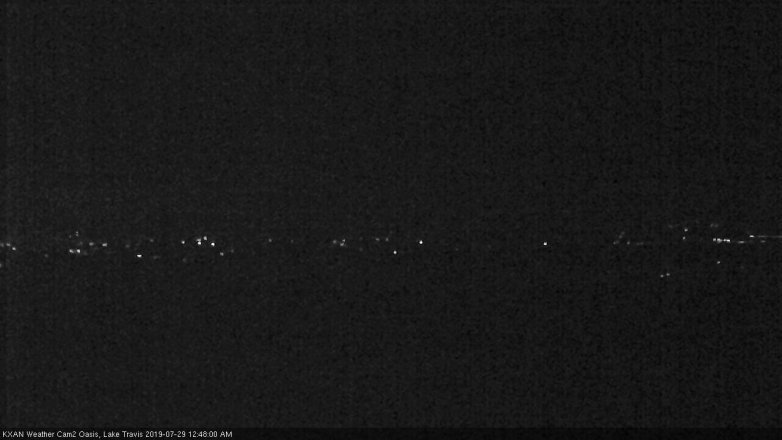 Lake Travis webcam, July 28, 2019 11:50 PM CT