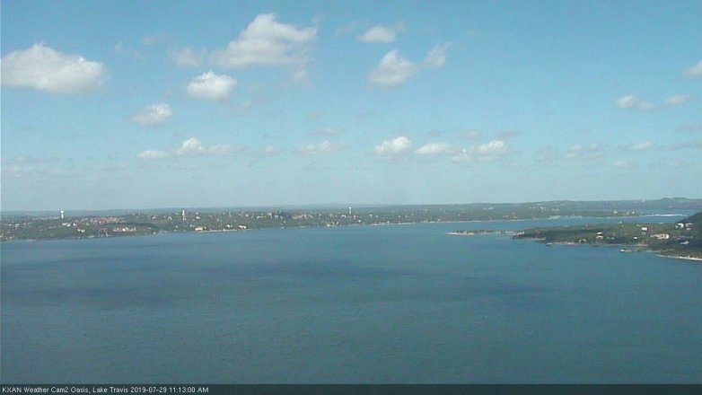 Lake Travis webcam, July 29, 2019 10:15 AM CT