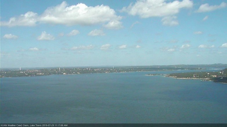 Lake Travis webcam, July 29, 2019 10:20 AM CT