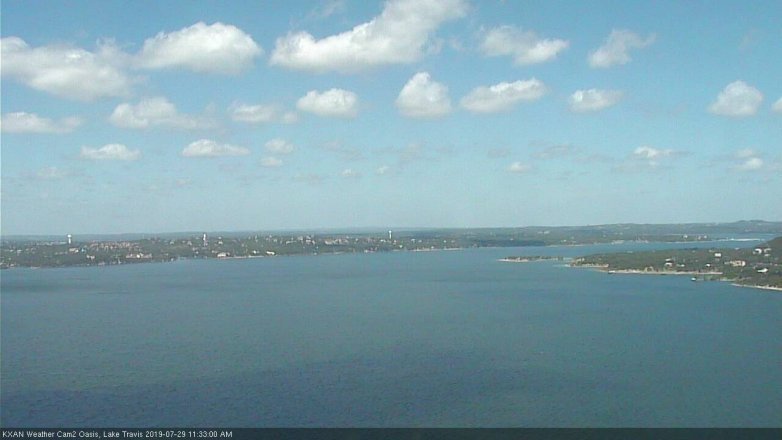 Lake Travis webcam, July 29, 2019 10:35 AM CT