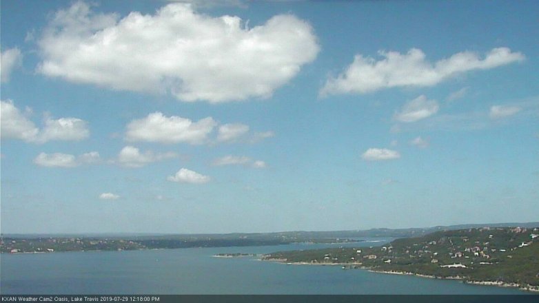 Lake Travis webcam, July 29, 2019 11:20 AM CT