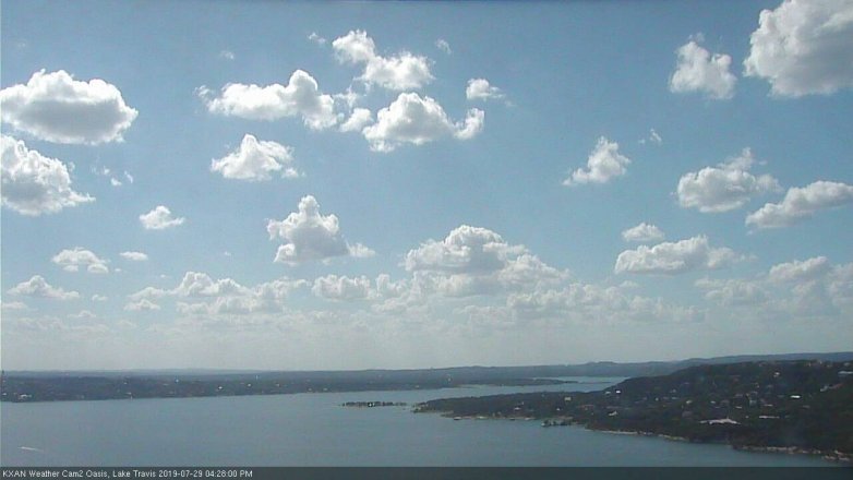 Lake Travis webcam, July 29, 2019 3:30 PM CT