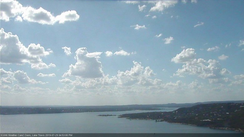 Lake Travis webcam, July 29, 2019 3:55 PM CT