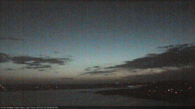 Lake Travis webcam, July 29, 2019 8:10 PM CT