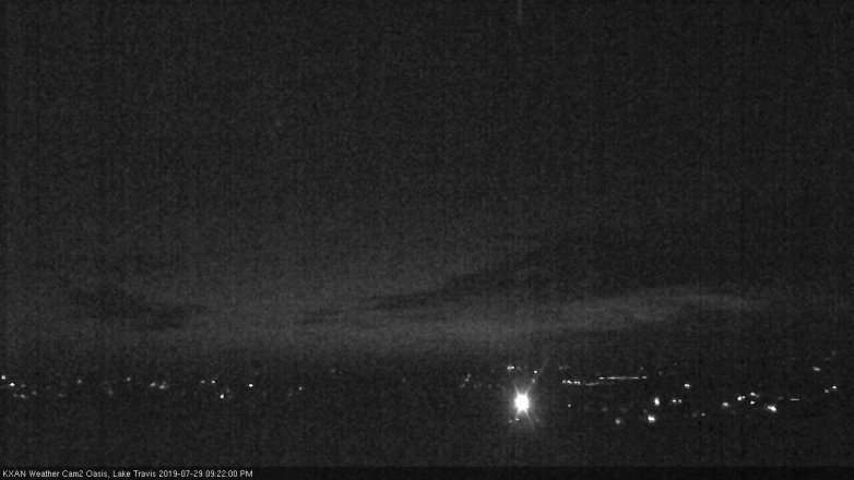 Lake Travis webcam, July 29, 2019 8:25 PM CT