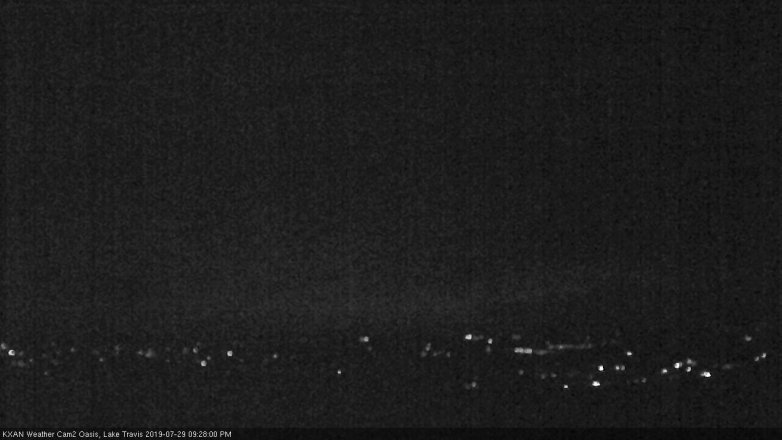 Lake Travis webcam, July 29, 2019 8:30 PM CT