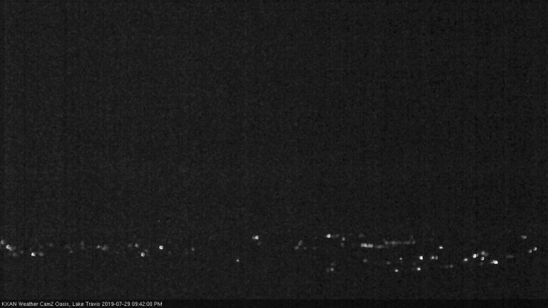 Lake Travis webcam, July 29, 2019 8:45 PM CT