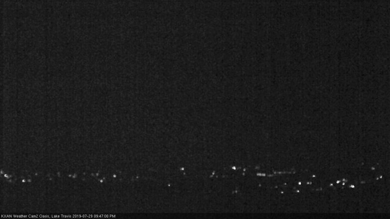 Lake Travis webcam, July 29, 2019 8:50 PM CT