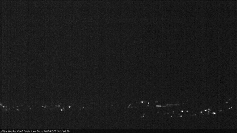 Lake Travis webcam, July 29, 2019 9:15 PM CT