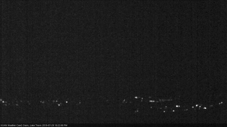 Lake Travis webcam, July 29, 2019 9:25 PM CT