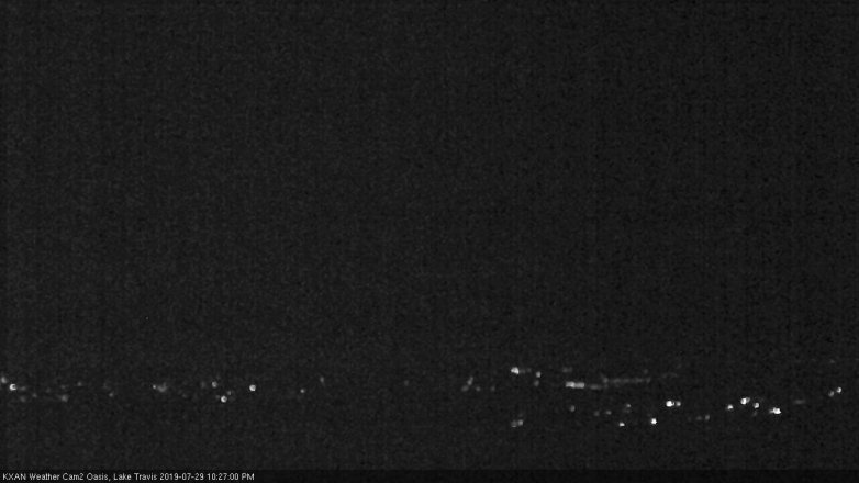 Lake Travis webcam, July 29, 2019 9:30 PM CT