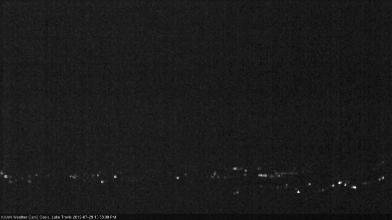 Lake Travis webcam, July 29, 2019 10:00 PM CT