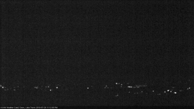 Lake Travis webcam, July 29, 2019 10:15 PM CT