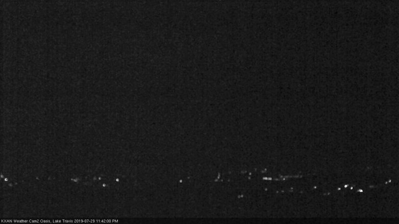 Lake Travis webcam, July 29, 2019 10:45 PM CT