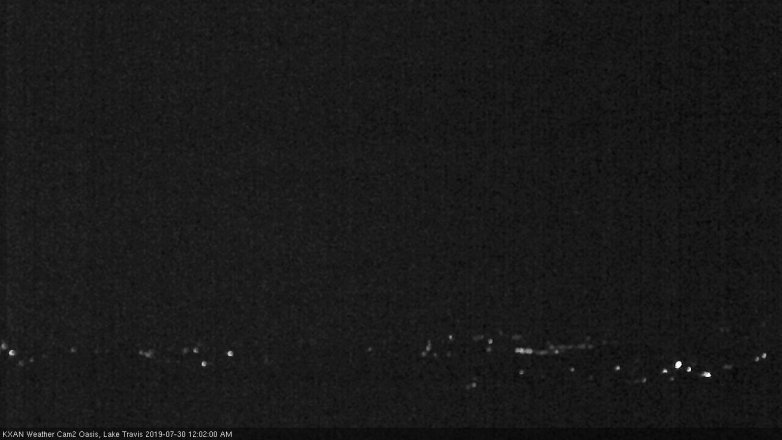 Lake Travis webcam, July 29, 2019 11:05 PM CT