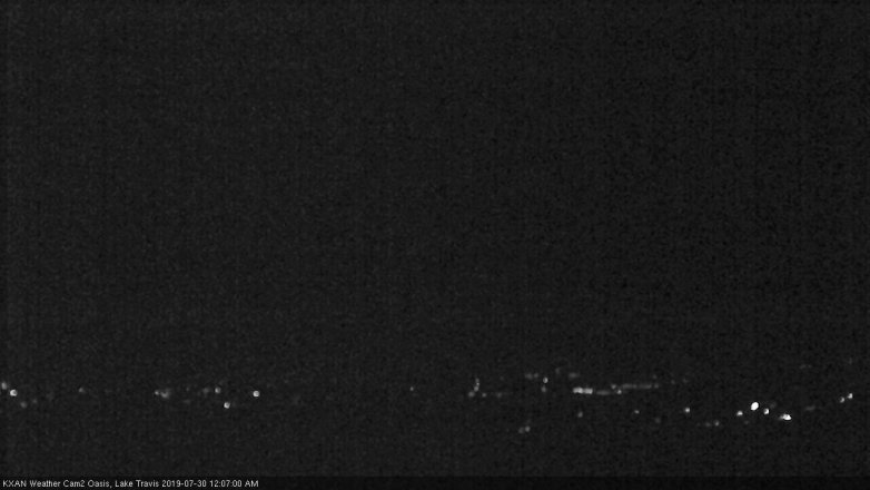 Lake Travis webcam, July 29, 2019 11:10 PM CT