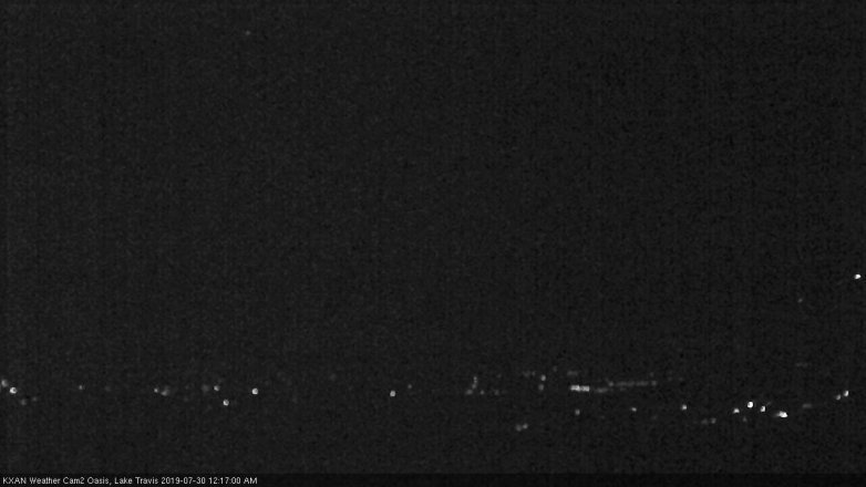 Lake Travis webcam, July 29, 2019 11:20 PM CT