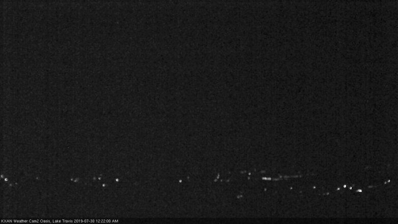 Lake Travis webcam, July 29, 2019 11:25 PM CT