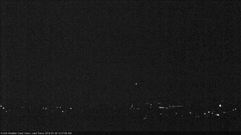 Lake Travis webcam, July 29, 2019 11:30 PM CT
