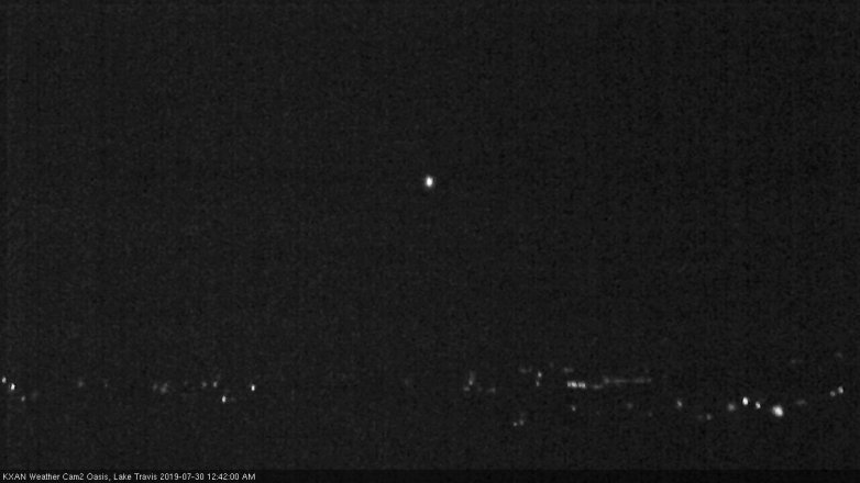 Lake Travis webcam, July 29, 2019 11:45 PM CT