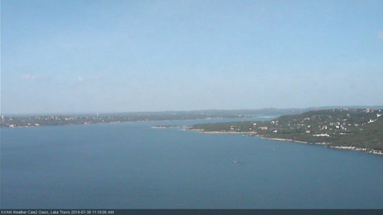 Lake Travis webcam, July 30, 2019 10:20 AM CT