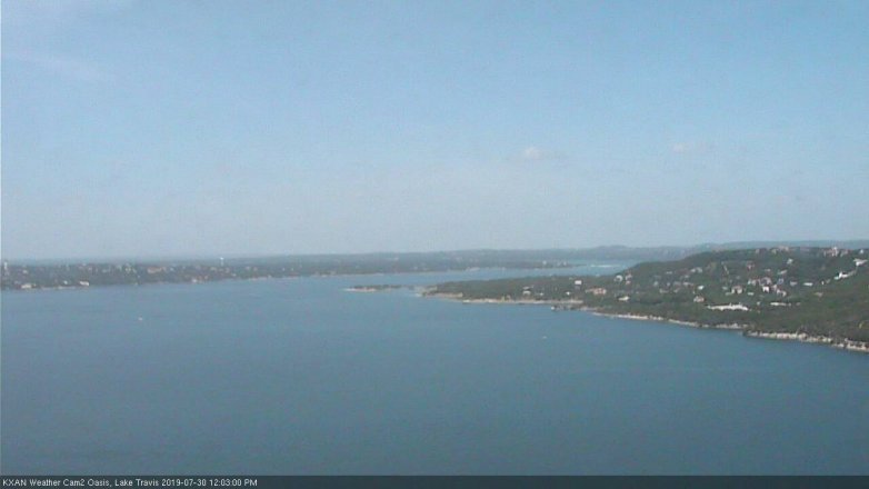 Lake Travis webcam, July 30, 2019 11:05 AM CT