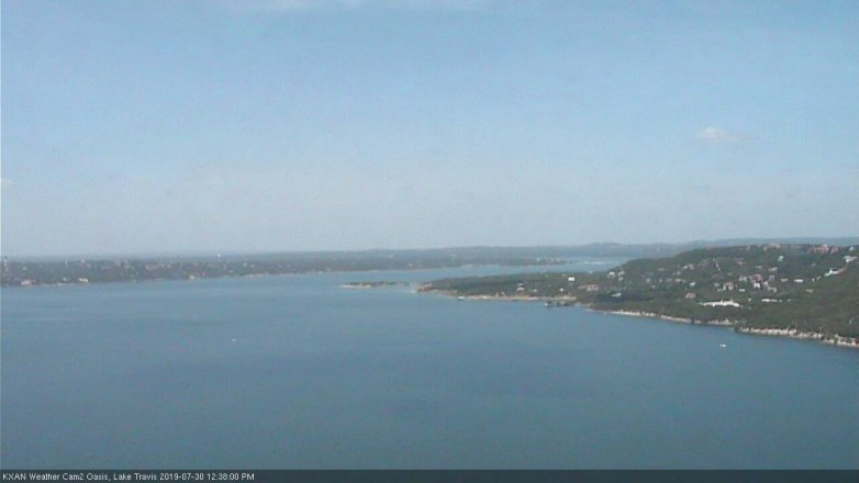 Lake Travis webcam, July 30, 2019 11:40 AM CT