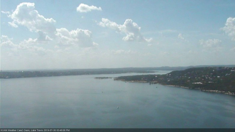 Lake Travis webcam, July 30, 2019 2:50 PM CT