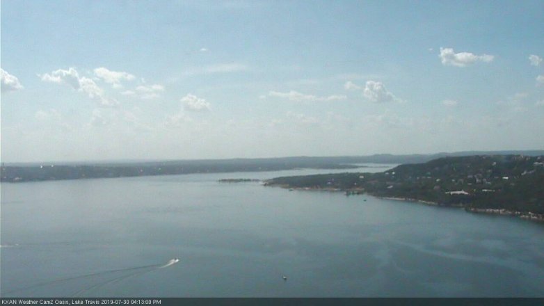 Lake Travis webcam, July 30, 2019 3:15 PM CT