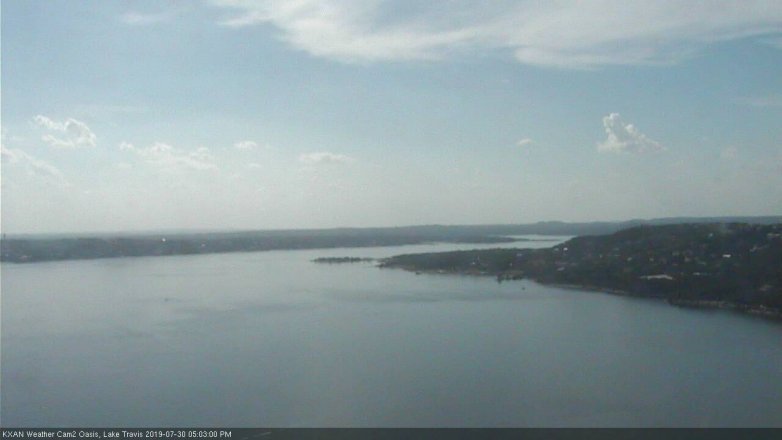 Lake Travis webcam, July 30, 2019 4:05 PM CT